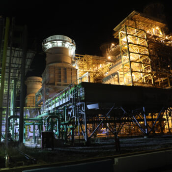 افتتاح واحد بخار نیروگاه سیکل ترکیبی خرم آباد