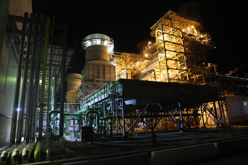 افتتاح واحد بخار نیروگاه سیکل ترکیبی خرم آباد